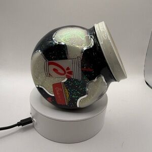 Chick-fil-A Themed Glitter Globe